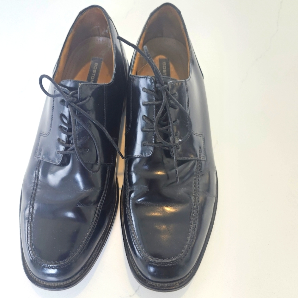 Black Leather Men's Dress Shoes